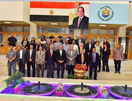 وفد من الاتحاد الأوروبي يتفقد أنشطة جهاز تنمية المشروعات المنفذة في أسيوط