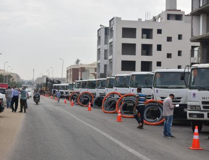 «الإسكان»: أجهزة المدن الجديدة تتأهب لفصل الشتاء والتعامل مع الأمطار| صور