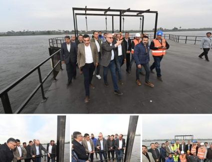 وزير الإسكان يختتم جولته بمدينتى الشيخ زايد وأكتوبر بتفقد المأخد المغذى لمحطة تنقية مياه الشرب بـ6 أكتوبر