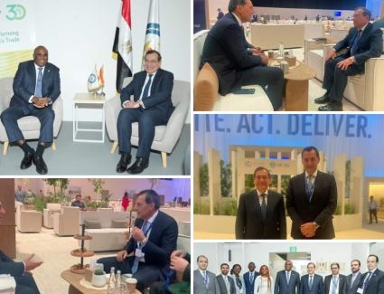 《الملا》يبحث مع  رئيس 《إنرجين》 مستجدات أعمالها بمنطقة البحر المتوسط