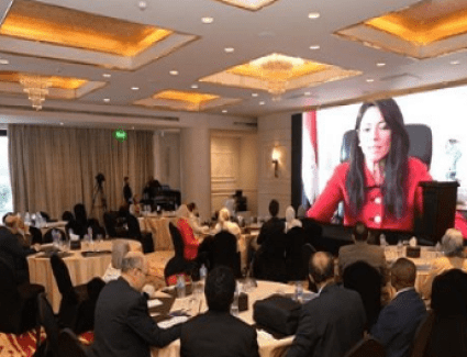 المشاط: عام 2023 شهد العديد من أوجه التعاون مع بنك التنمية الأفريقي لتنفيذ مشروعات مختلفة