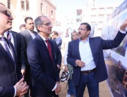 وزير الاتصالات يتفقد إنشاء مركز إبداع مصر الرقمية «كريتيفا» بقصر الملك فؤاد الأول