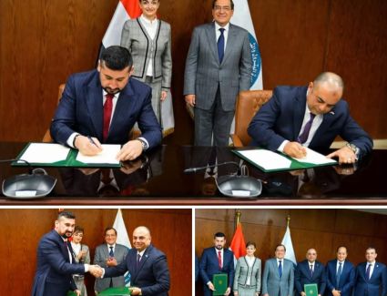 توقيع مذكرة تفاهم بين شركتى تاون جاس وسى أى إس جاز الرومانية فى مجال الغاز الطبيعى