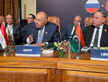 وزير الخارجية يلقي كلمة مصر خلال الدورة السادسة لمنتدى التعاون العربي الروسي