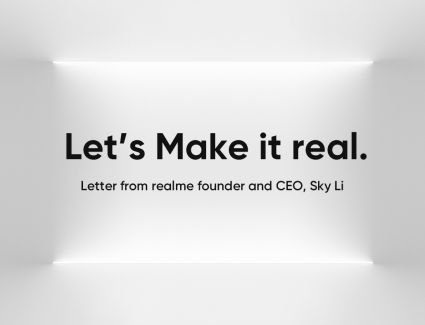 ريلمي تغير شعار العلامة التجارية إلى 《Let’s Make it real》