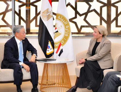 وزيرة البيئة تبحث مع سفير كوريا الجنوبية الاستثمار ونقل تكنولوجيا المخلفات الصلبة للطاقة الجديدة والمتجددة والتحول الأخضر