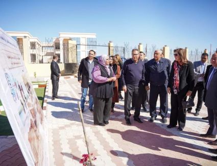  وزيرة التخطيط تتفقد مشروع المنزل الريفي صديق البيئة الفائز بالمركز الأول بمبادرة المشروعات الخضراء