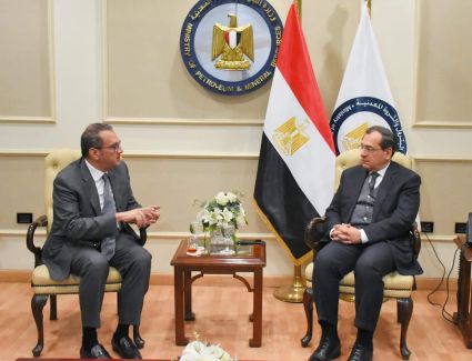 وزير البترول يستقبل رئيس شركة أديس القابضة لخدمات الحفر 
