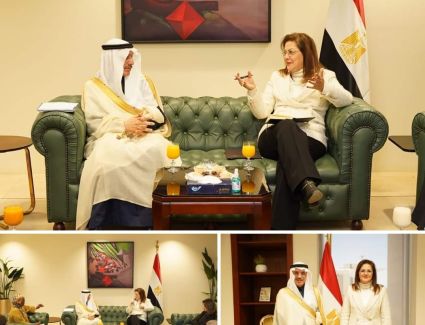 وزيرة التخطيط والتنمية الاقتصادية تلتقي رئيس البنك الإسلامي للتنمية لبحث سبل التعاون المشترك