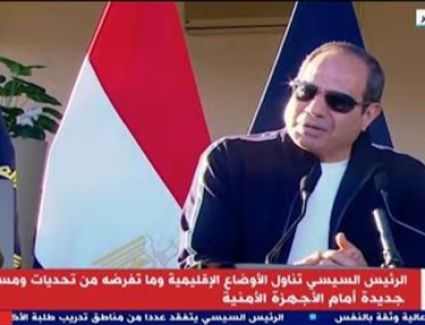 الرئيس السيسى: نحاول بكل جهد مخلص الوصول لوقف إطلاق النار لإنقاذ أهلنا بغزة