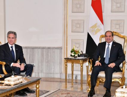 الرئيس السيسي يستقبل وزير الخارجية الأمريكي 