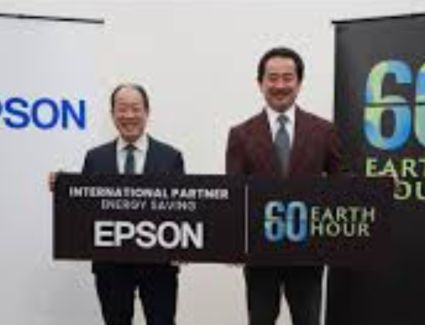 إبسون تصبح أول شريك مؤسسي دولي لمبادرة ساعة الأرض