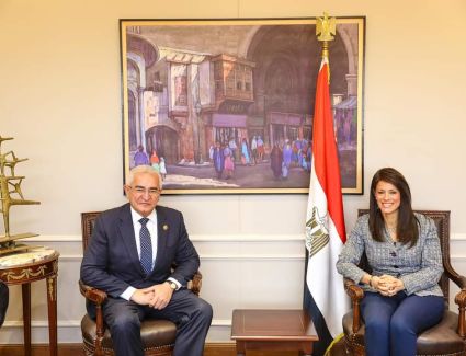 «المشاط» تبحث مع سفير أذربيجان استعدادات انعقاد الدورة من اللجنة المشتركة بالقاهرة