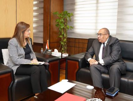 وزيرة التخطيط تبحث مع «محي الدين»  تطورات الدورة الثالثة من المبادرة الخضراء الذكية