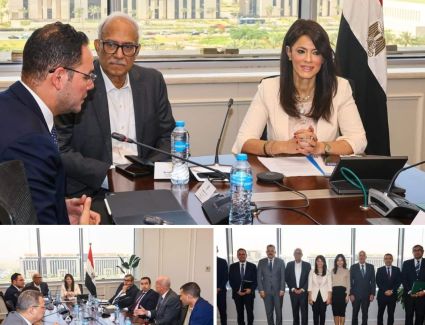 المشاط تعقد مائدة مستديرة مع نائب رئيس بنك التنمية الجديد ومراكز الفكر والأبحاث الاقتصادية بمصر