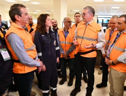 وزير البترول يتفقد حقل ظهر ببورسعيد ويؤكد: سلامة العاملين أولوية 