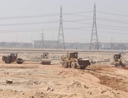 الإسكان بدء تنفيذ مشروعات الطرق والمرافق بمنطقة الرابية المضافة لمدينة الشروق