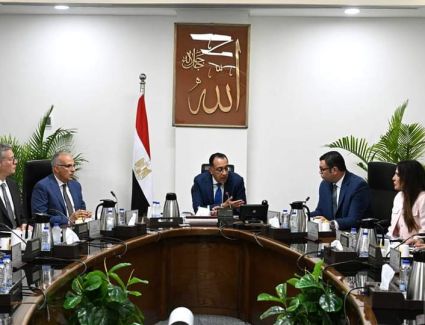رئيس الوزراء يستعرض الحلول المقترحة للتعامل مع مشكلات التلوث بأحد المصارف القريبة من المنصورة الجديدة