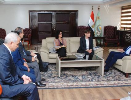 وزير الزراعة يستقبل الممثل المقيم للأمم المتحدة في مصر