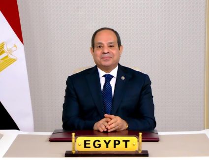 الرئيس السيسي ينعى بابا الفاتيكان 