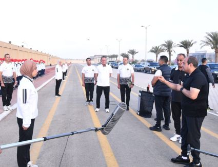 الرئيس السيسى يجرى زيارة تفقدية إلى الأكاديمية العسكرية المصرية