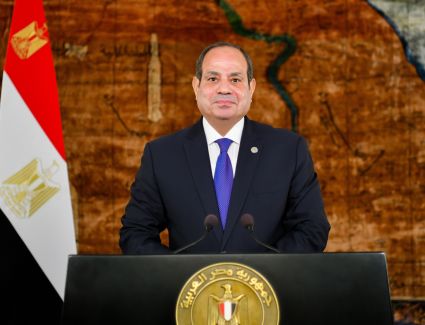 الرئيس السيسي: مصر تمكنت من تخطي التحديات التي واجهتها