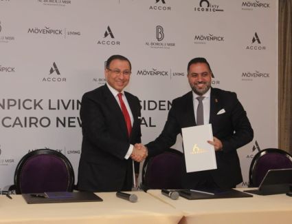 البروج مصر توقع عقد فندق " الموفنبيك " بمشروع   Sixty Iconic Tower تحت ادارة شركة أكور العالمية