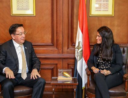 د. رانيا المشاط تلتقي سفير كازاخستان لبحث ترتيبات انعقاد اللجنة المشتركة بين البلدين