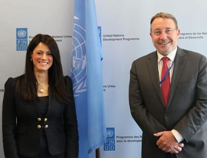 وزيرة التعاون الدولي تلتقي بقيادات منظمة الأمم المتحدة بواشنطن لبحث التعاون الاقتصادي