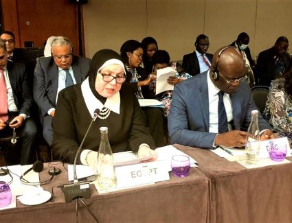 نيفين جامع تشارك في فعاليات الاجتماع الوزاري لوزراء التجارة الأفارقة