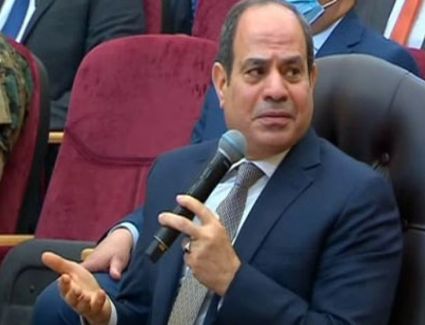 الرئيس السيسى يشهد افتتاح مجمع الإنتاج الحيواني والألبان بمدينة السادات