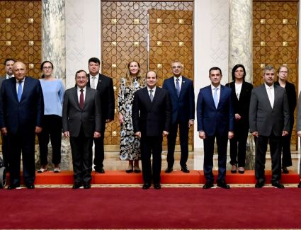 الرئيس السيسي يستقبل رؤساء الوفود المشاركين في الاجتماع الوزاري لمنتدى غاز شرق المتوسط