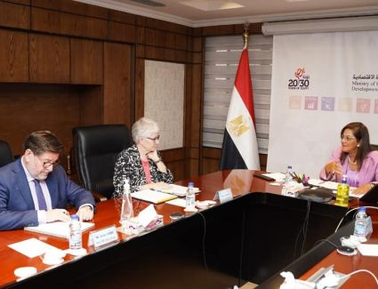 وزيرة التخطيط تناقش مع منظمة التعاون الاقتصادي والتنمية الخطوات التنفيذية للبرنامج القُطري لمصر