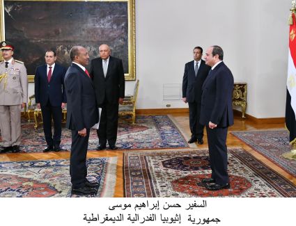 عاجل: الرئيس السيسي يتسلم أوراق اعتماد 13 سفيرًا جديدًا