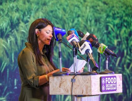 وزيرة التعاون الدولي تفتتح الدورة الأولى لمؤتمر الأمن الغذائي 2022