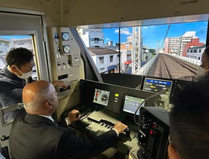 وزير النقل في زيارة لمركز تدريب شركة  طوكيو مترو المشرفة على إدارة وتشغيل وصيانة عدد 9خطوط مترو في العاصمة اليابانية