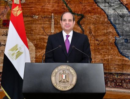 الرئيس السيسي يتوجه بالتحية للشعب المصري والقوات المسلحة الباسلة في ذكرى نصر أكتوبر