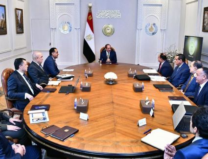 الرئيس السيسي يتابع الموقف التنفيذي لمشروع المتحف المصري الكبير