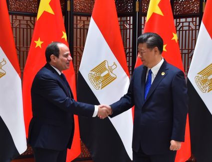 الرئيس الصيني يشيد بدور مصر فى تعزيز الاستقرار بالشرق الأوسط