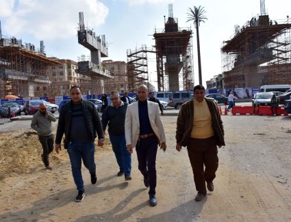 رئيس جهاز " القاهرة الجديدة " يقوم بجولة تفقدية موسعة في أول يوم بعد توليه رئاسة المدينة