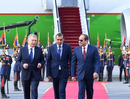 بث مباشر..الرئيس السيسي يستقبل رئيس أوزبكستان بقصر الاتحادية