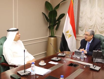 وزير الكهرباء يستقبل نائب سفير الامارات بالقاهرة 