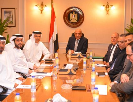 وزير قطاع الأعمال يستقبل الرئيس التنفيذي لـشركة "الإمارات العالمية للألمنيوم"