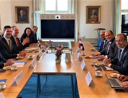 وزير التجارة والصناعة ونظيره السويدي يبحثان التعاون المشترك